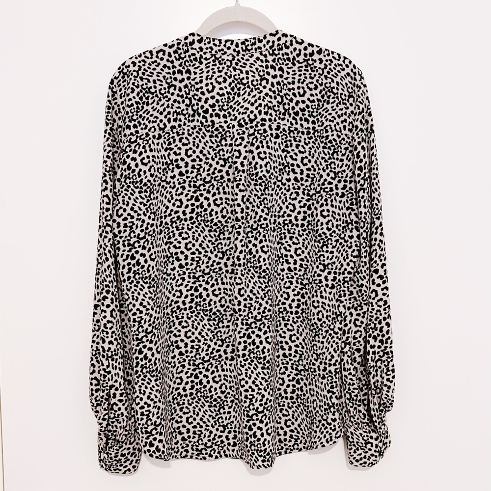Express Leopard Print Blouse - image 3